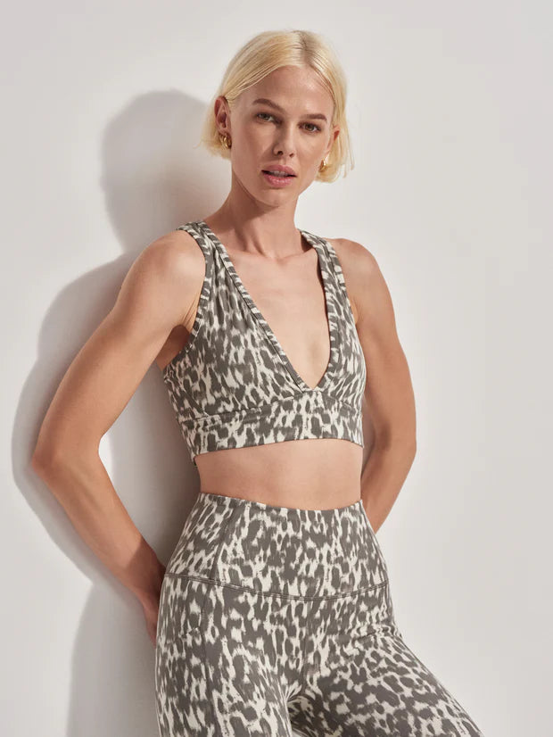 Brassière de yoga DELTA cajou - YOGA SPIRIT