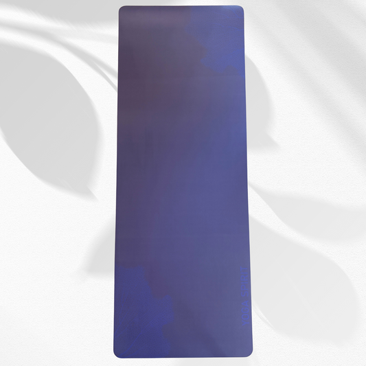 Tapis de yoga YOGA SPIRIT – Édition CORAIL bleu nuit