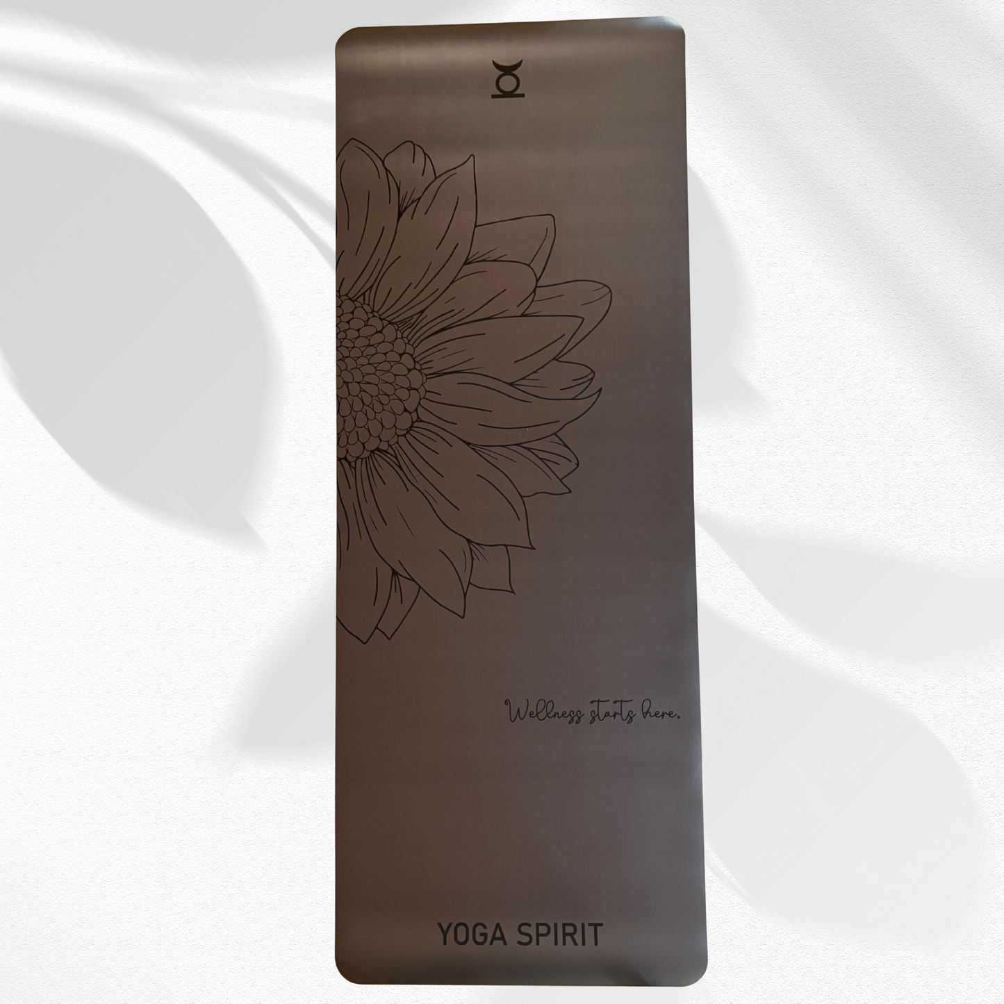 Tapis de yoga YOGA SPIRIT – Wellness noir