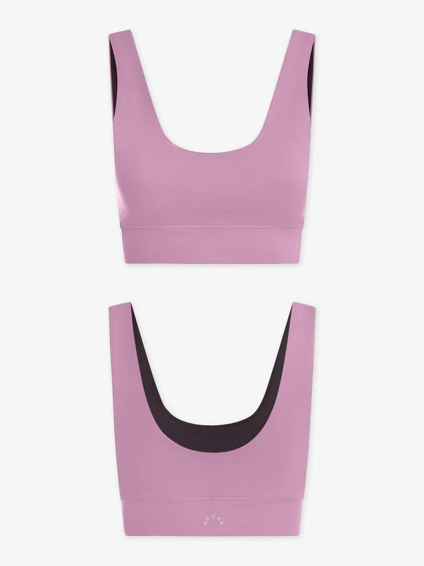 Brassière de yoga VEGA rose - YOGA SPIRIT