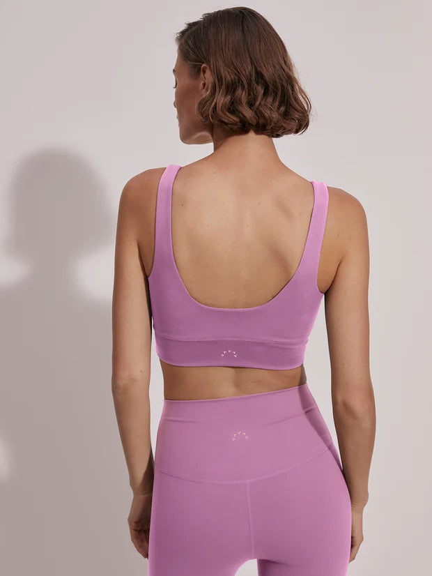 Brassière de yoga VEGA rose - YOGA SPIRIT