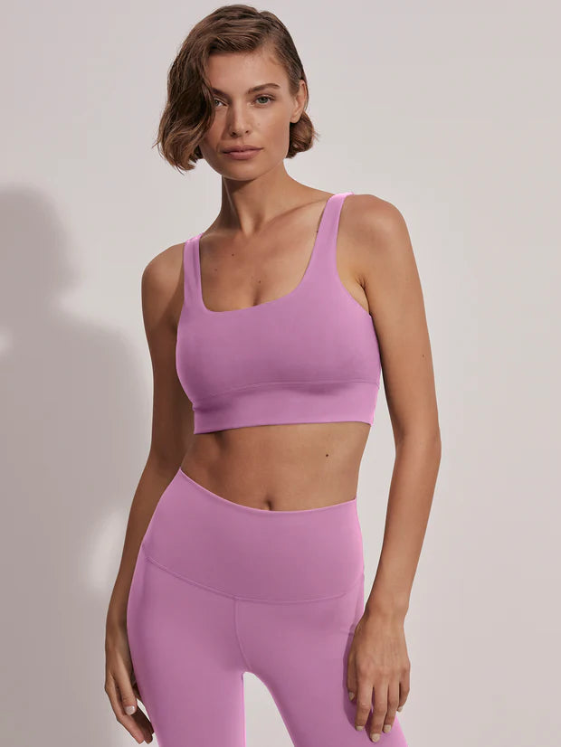 Brassière de yoga VEGA rose - YOGA SPIRIT