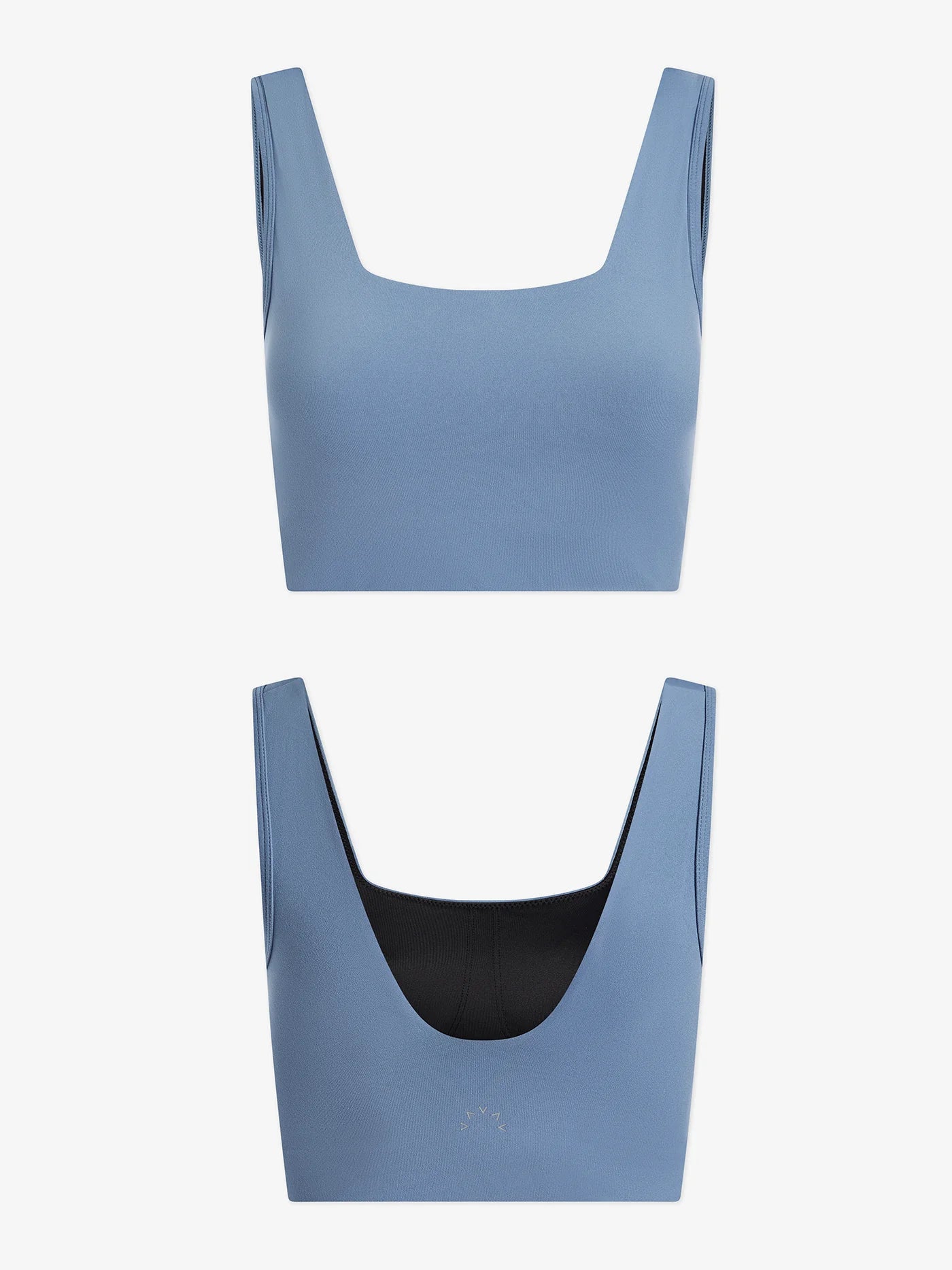 Brassière de yoga DELTA bleu - confort seconde peau - YOGA SPIRIT