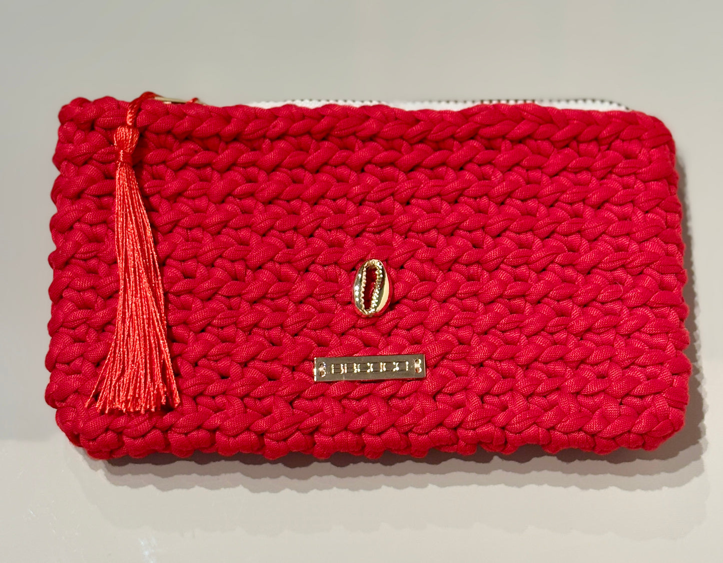 Pochette tressée à la main ROSE-HILLS made in Mauritius - 9 Coloris