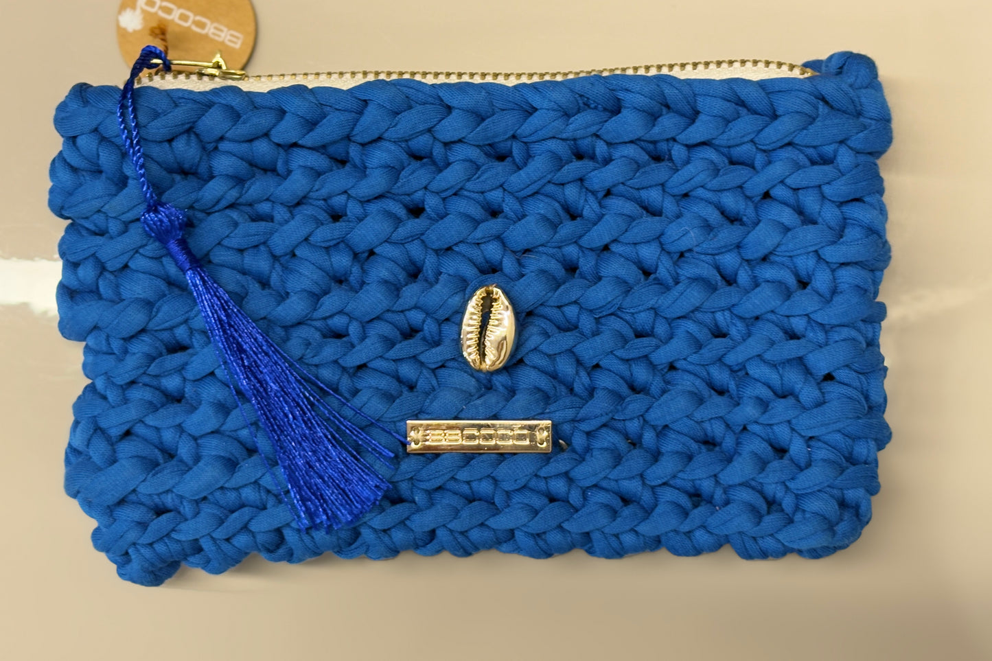 Pochette tressée à la main ROSE-HILLS made in Mauritius - 9 Coloris