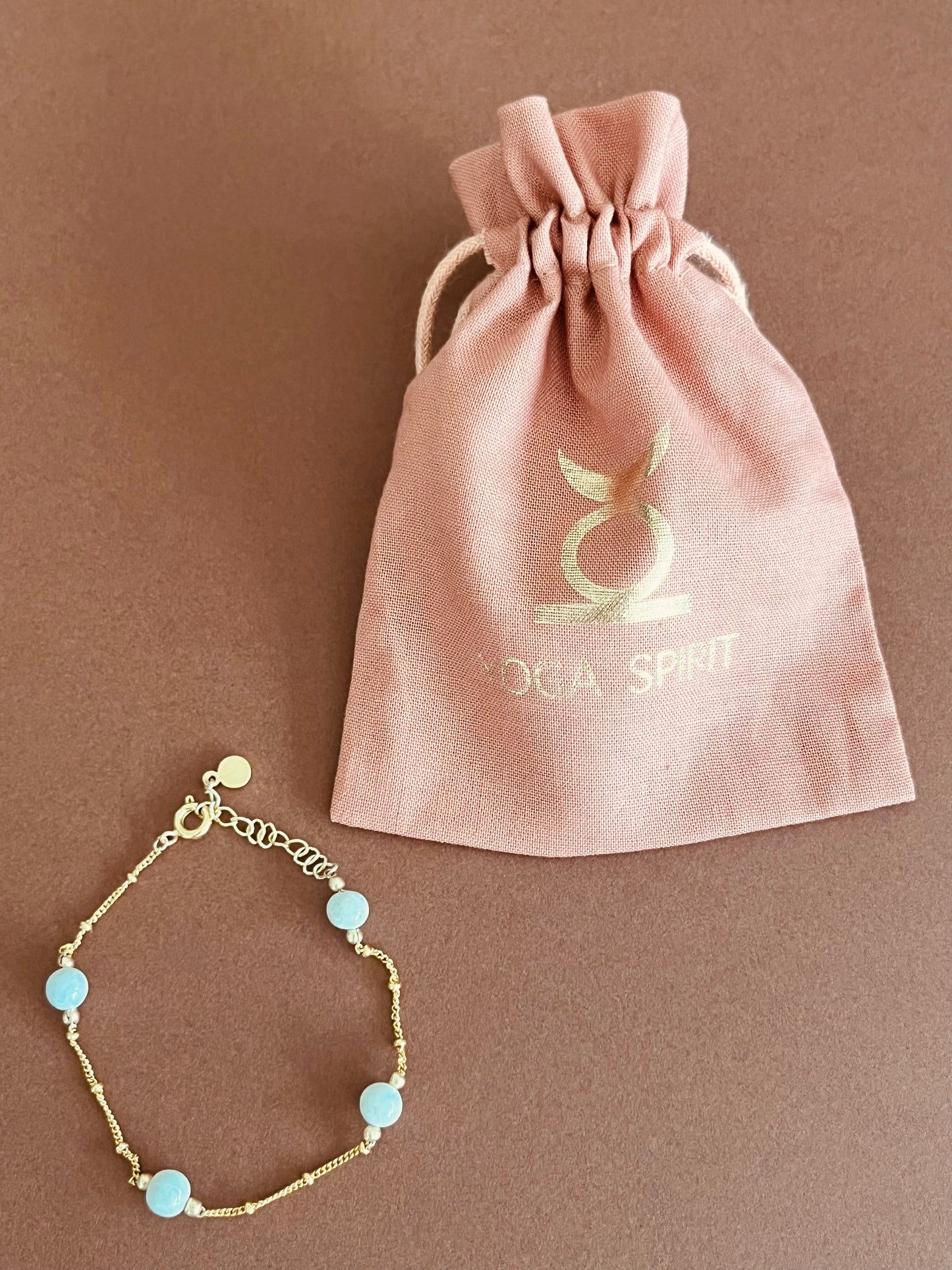 Bracelet IVORYA plaqué or 24 carats - YOGA SPIRIT