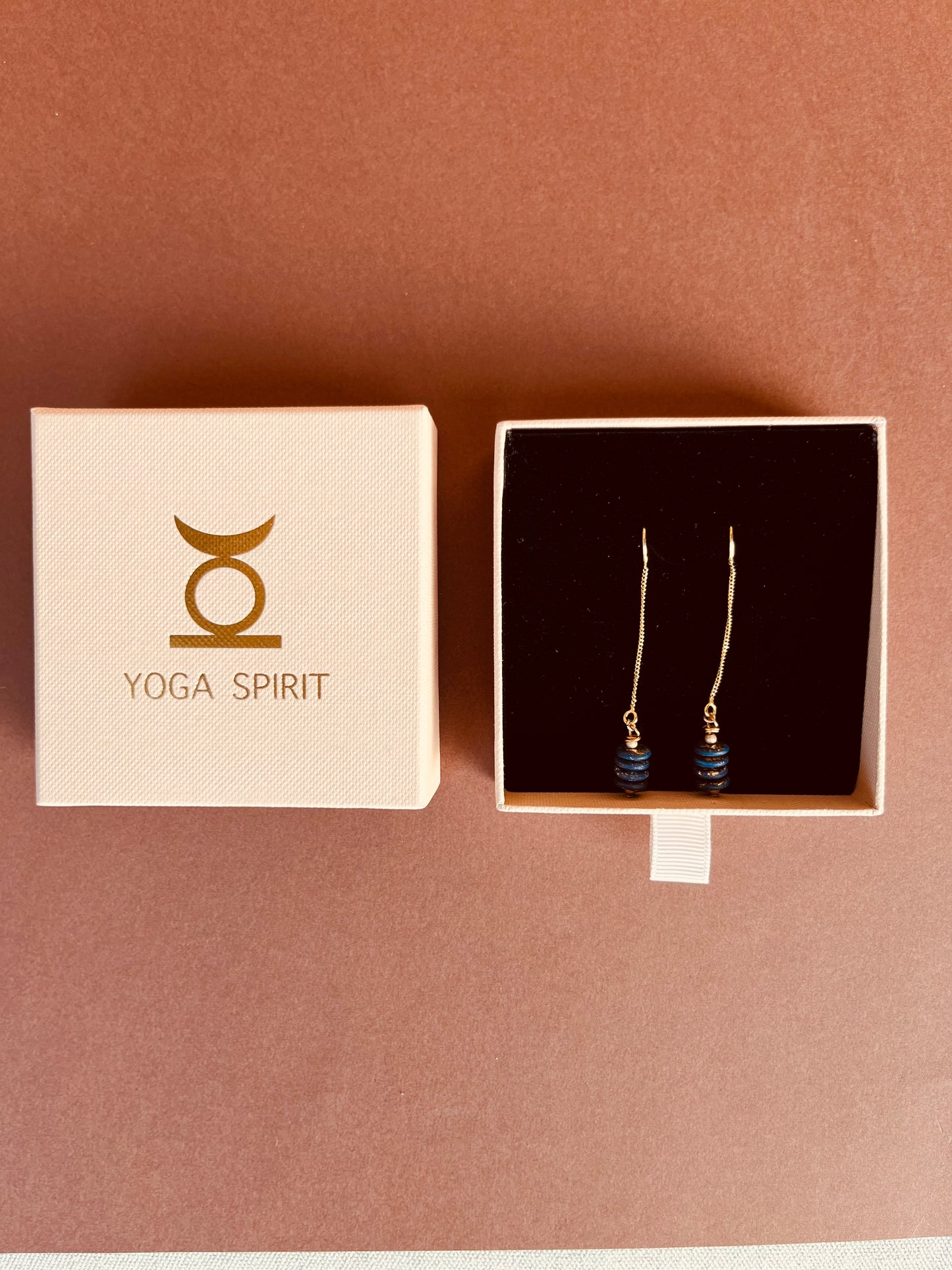 Boucle d'oreille NOCTURNE plaqué or 24 carats - YOGA SPIRIT