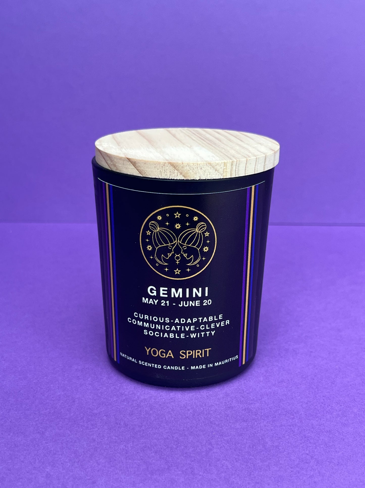 Bougie astrologique artisanale NOVA made in Maurice - YOGA SPIRIT