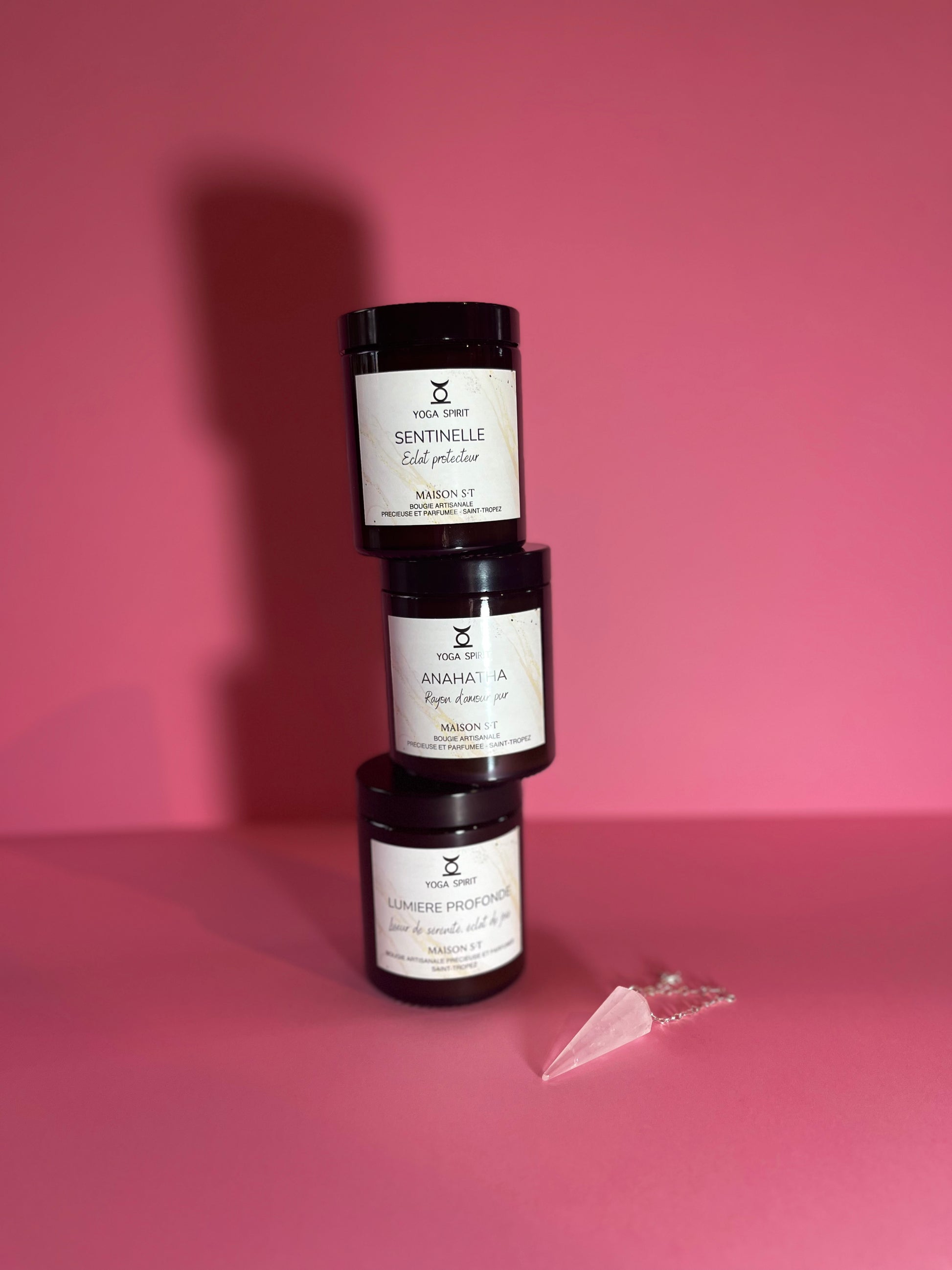 Bougie LUMIERE PROFONDE Citrine - YOGA SPIRIT