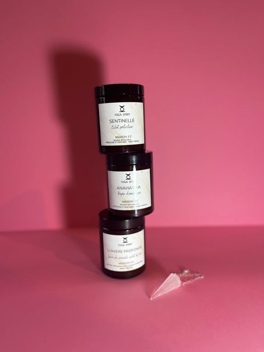 Bougie LUMIERE PROFONDE Citrine - YOGA SPIRIT