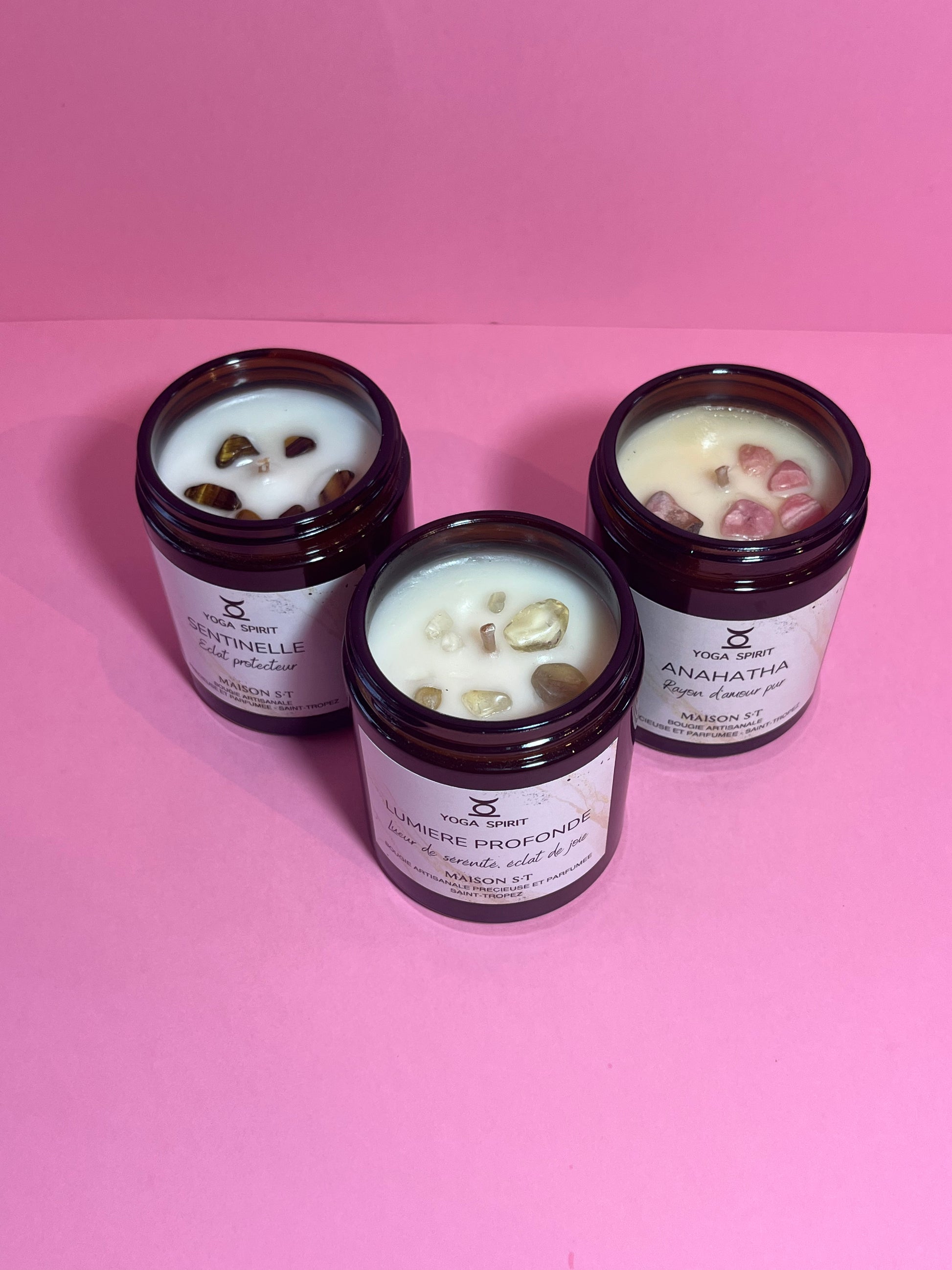 Bougie SENTINELLE - Oeil du tigre - YOGA SPIRIT