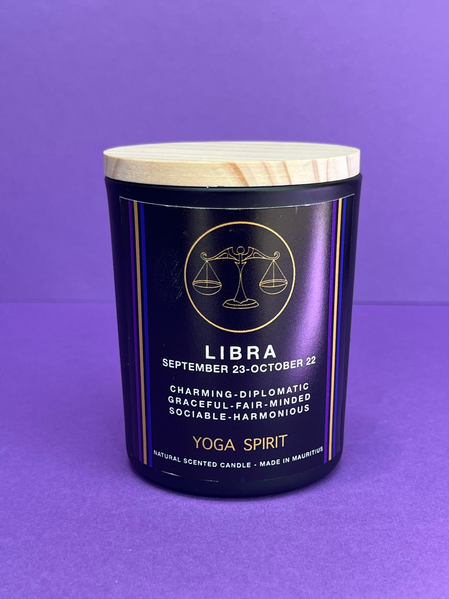 Bougie astrologique artisanale NOVA made in Maurice - YOGA SPIRIT