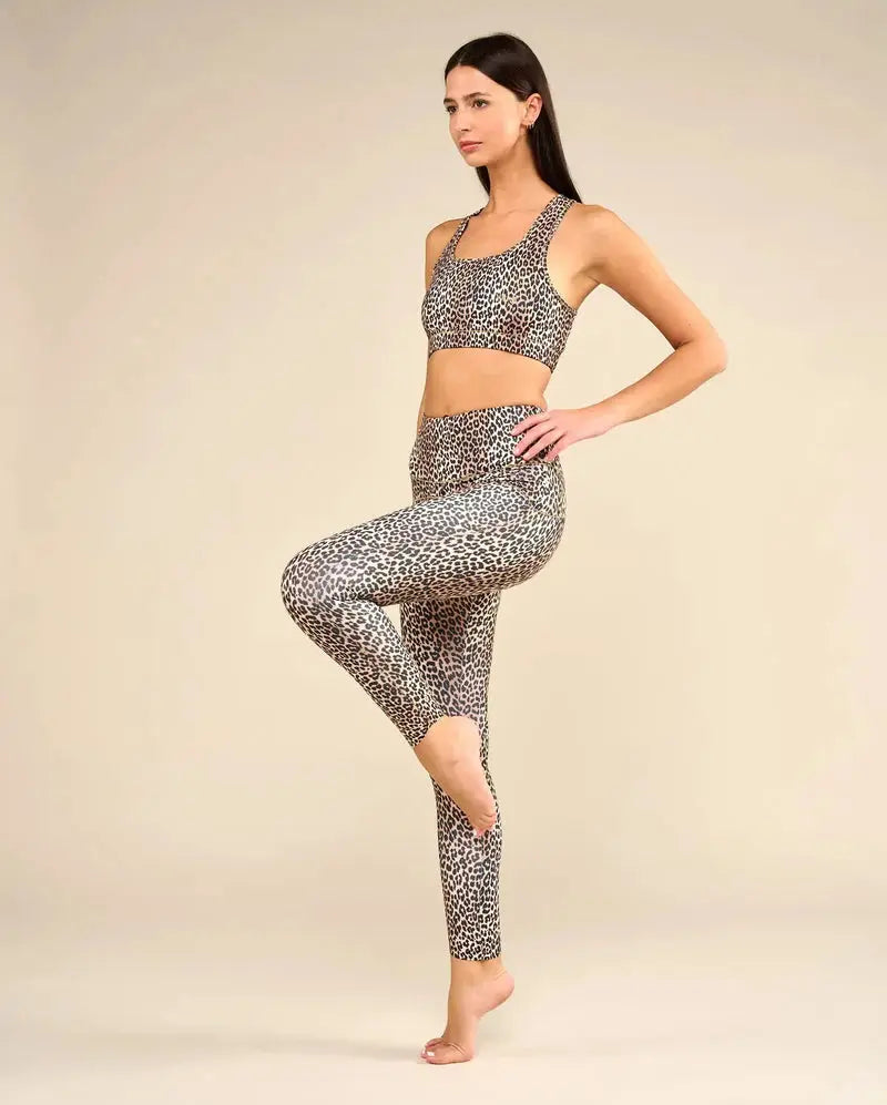 Legging de yoga LUNA wild léopard - YOGA SPIRIT