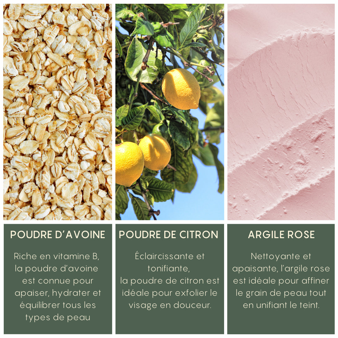 Poudre exfoliante éclat du visage ASTRAL - YOGA SPIRIT