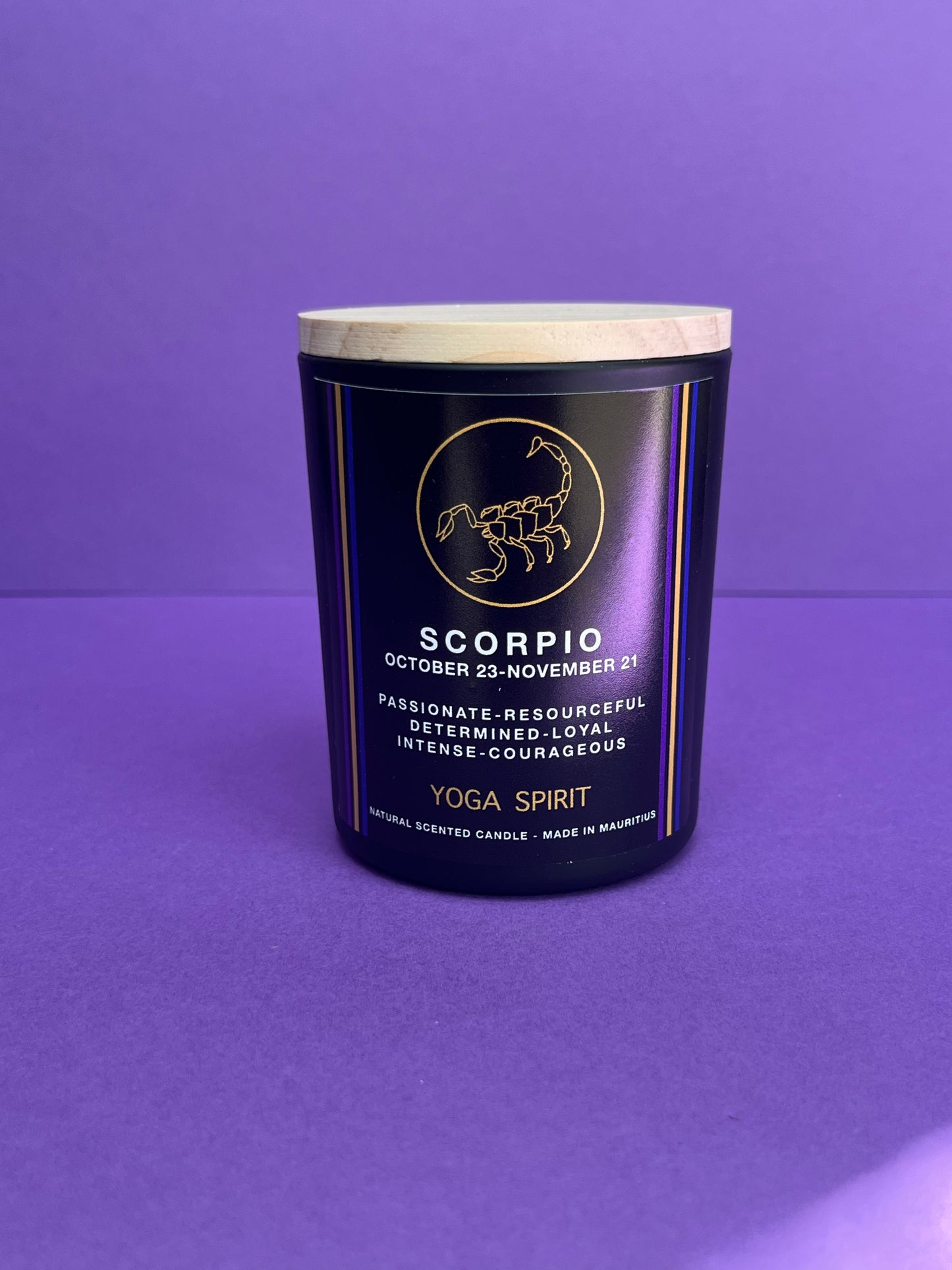 Bougie astrologique artisanale NOVA made in Maurice - YOGA SPIRIT