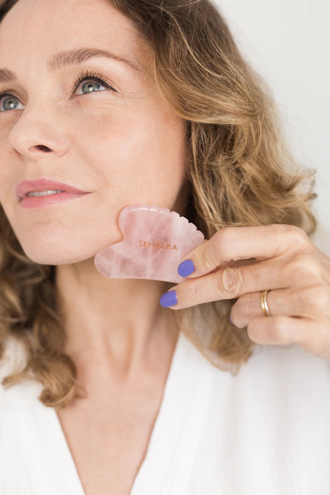 Gua Sha AWAKEN en quartz rose - YOGA SPIRIT