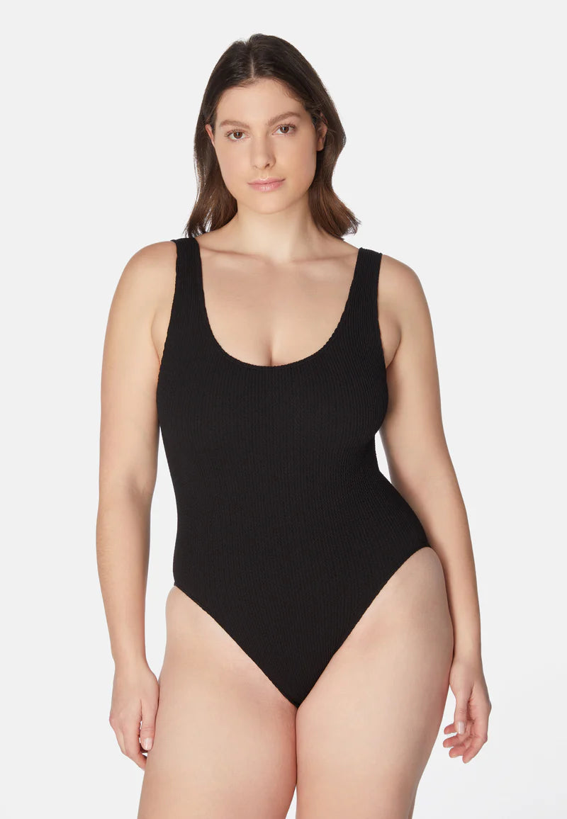 Maillot une pièce RIVA Liquorice – taille unique et allure intemporelle