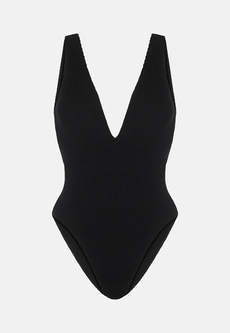 Maillot une pièce ARIEL Liquorice – taille unique et élégance intemporelle