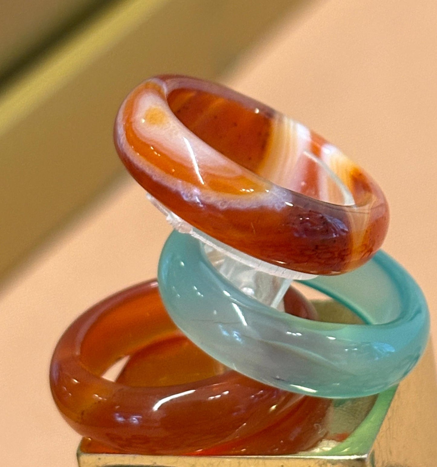 Bague en Agate HARMONIE - YOGA SPIRIT