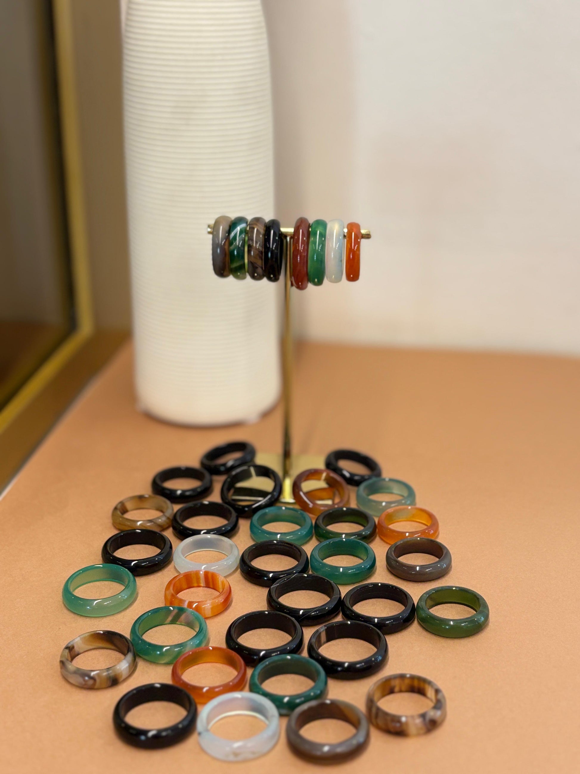 Bague en Agate HARMONIE - YOGA SPIRIT