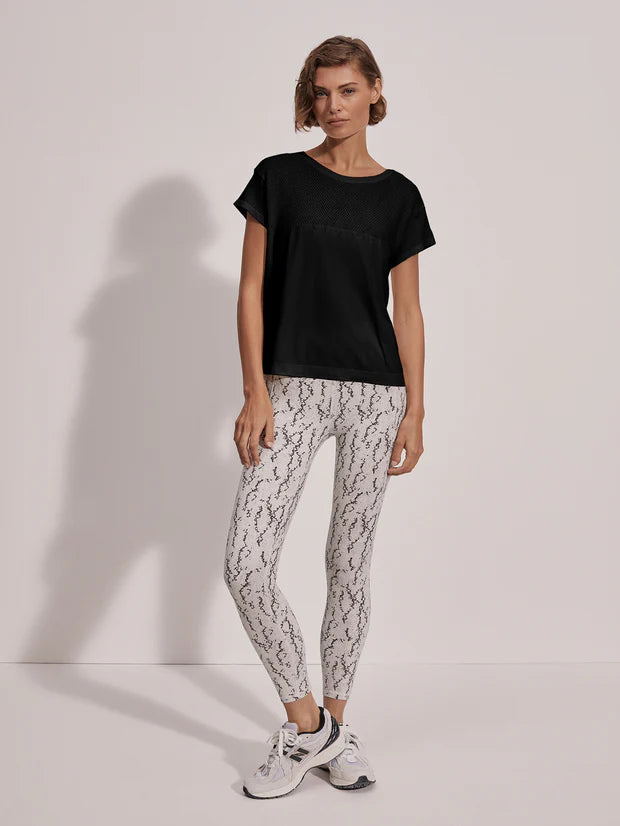 T-shirt CALLY noir - YOGA SPIRIT