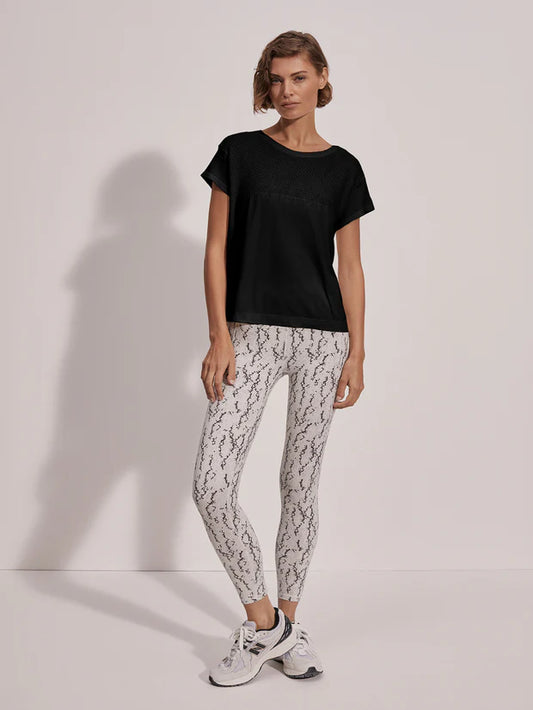 T-shirt CALLY noir - YOGA SPIRIT