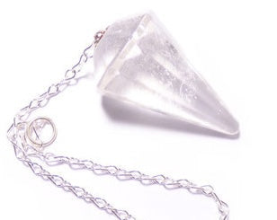 Pendule divinatoire SELENE - cristal naturel pour guidance et énergie