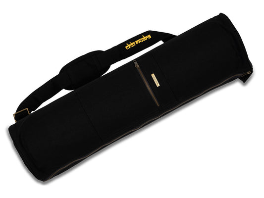 Sac tapis de yoga noir 100% Coton Bio _ 72cm x 18cm