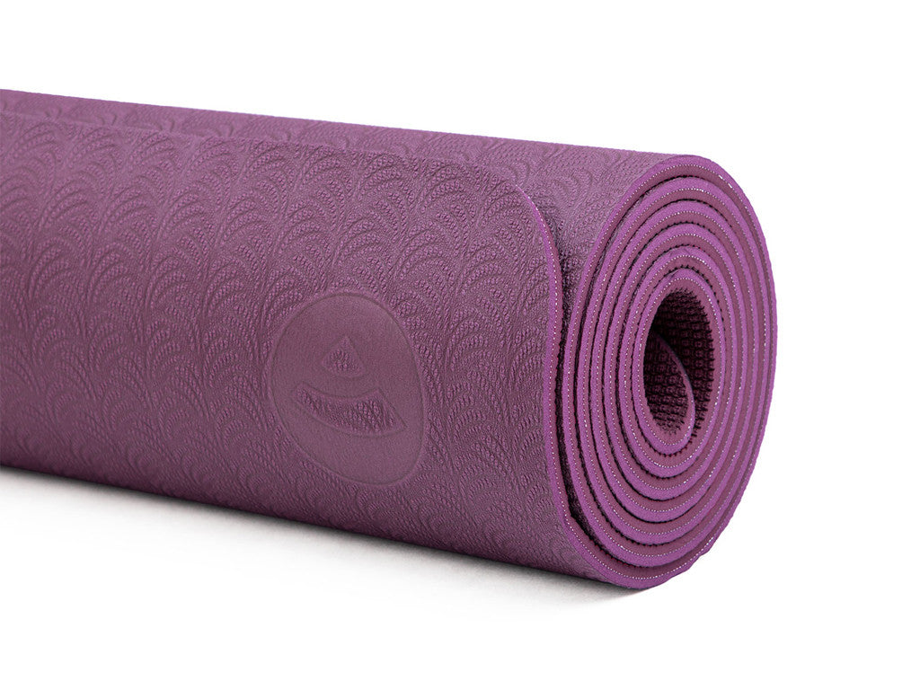 Tapis de yoga MOONSTONE prune - YOGA SPIRIT