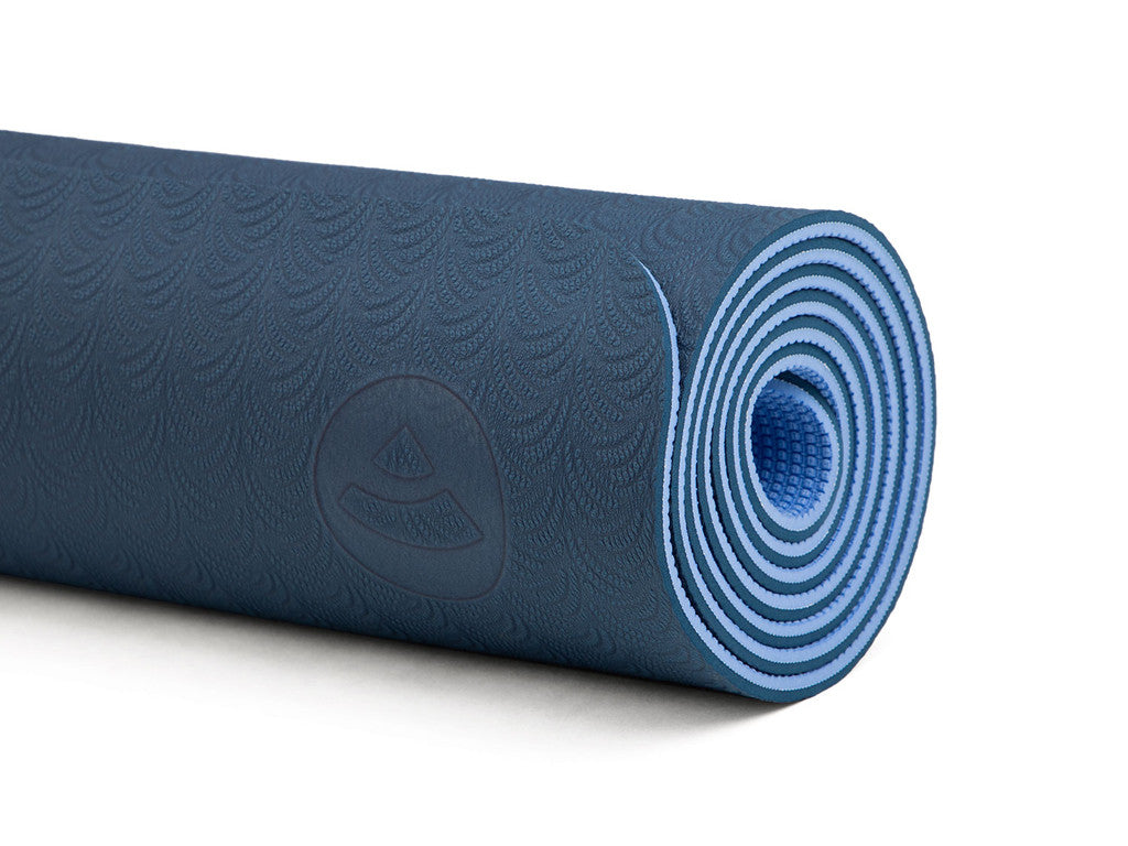 Tapis de yoga MOONSTONE bleu - YOGA SPIRIT