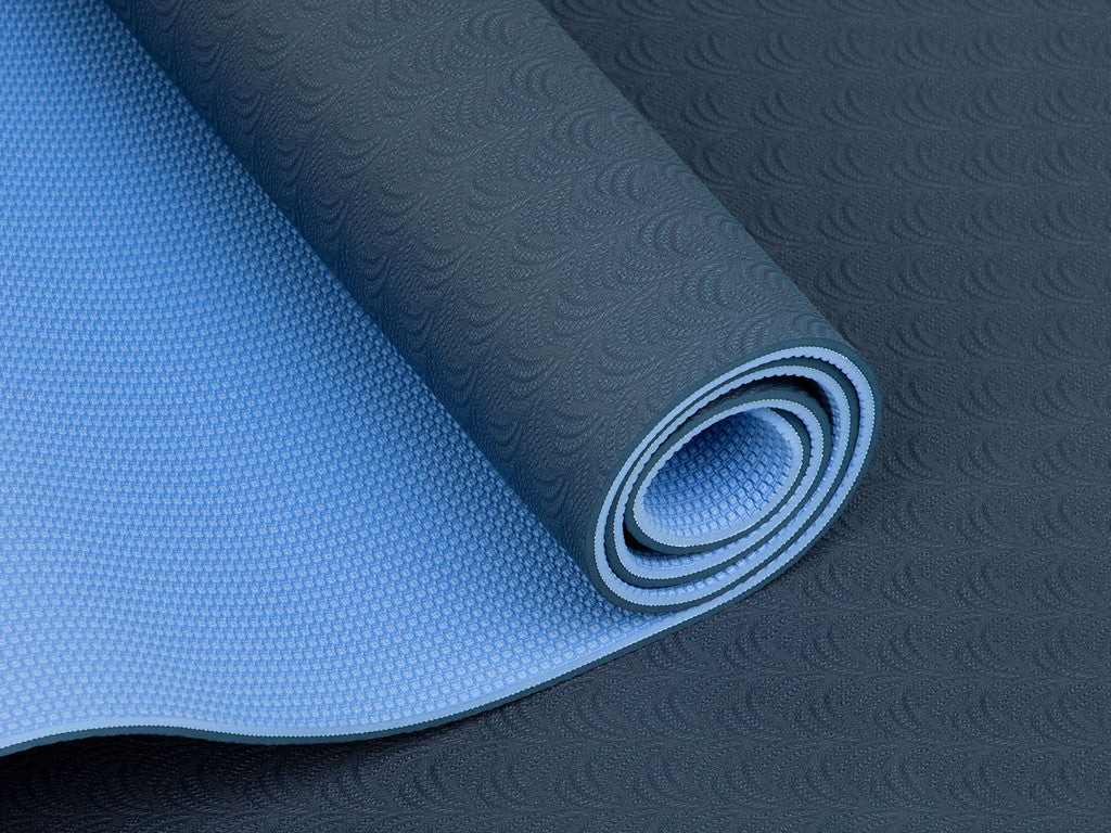 Tapis de yoga MOONSTONE bleu - YOGA SPIRIT
