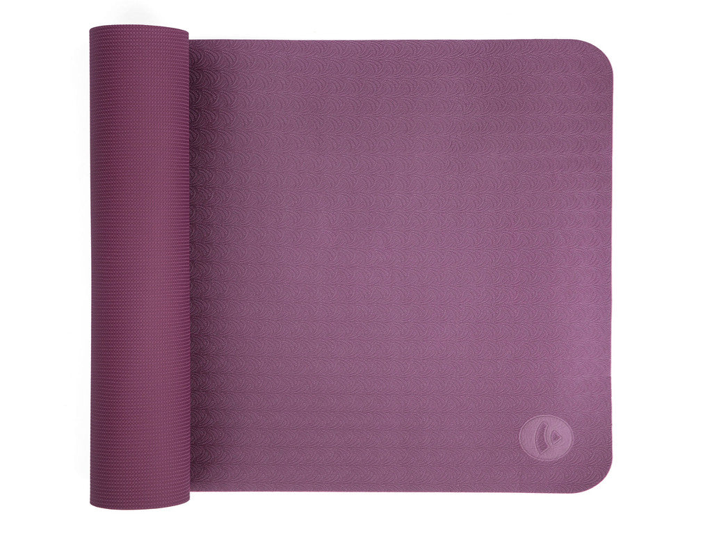 Tapis de yoga MOONSTONE prune - YOGA SPIRIT