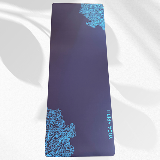 YOGA SPIRIT Yoga Mat – CORAL Blue Edition