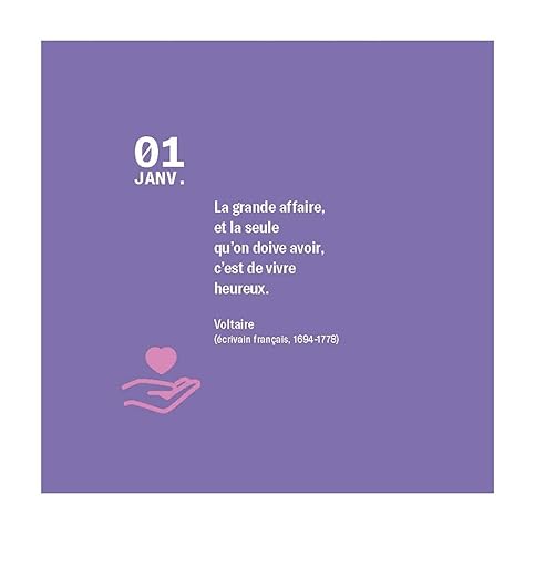 Calendrier Jour après jour – Inspirations positives