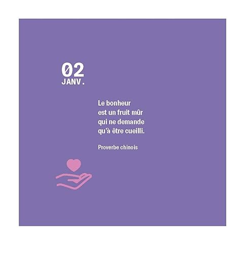 Calendrier Jour après jour – Inspirations positives