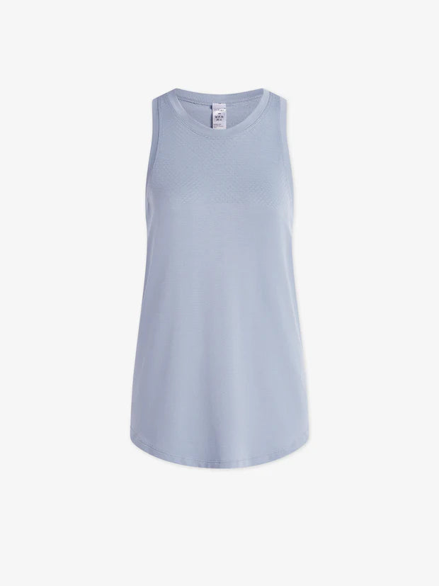 T-shirt NOVA bleu, coupe longue Varley