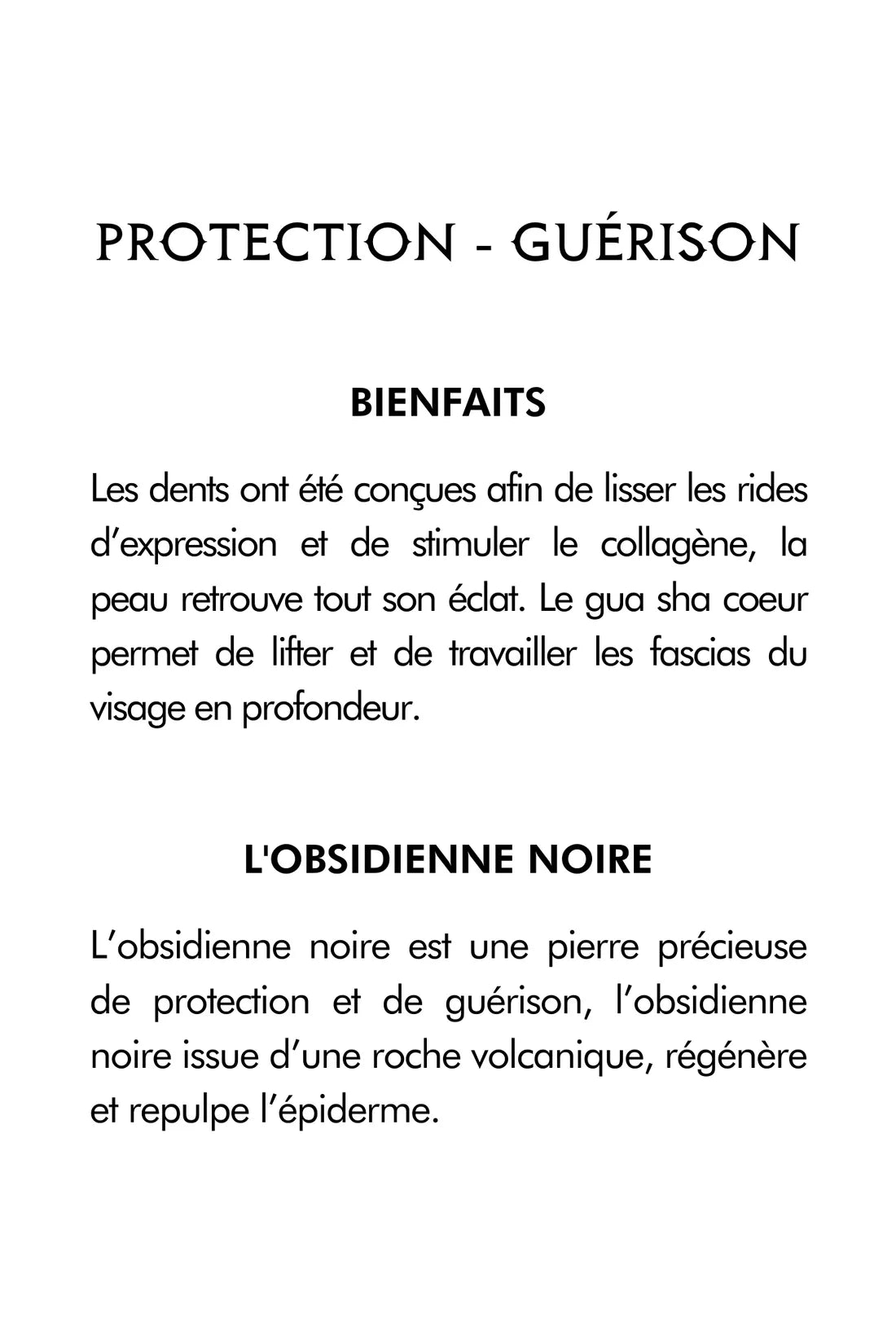 AWAKEN - Black Obsidian Gua Sha 