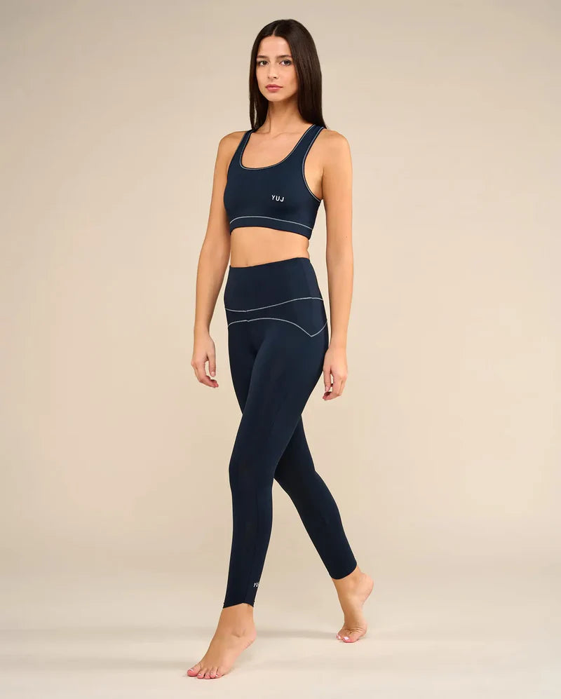 SWAN NAVY yoga leggings