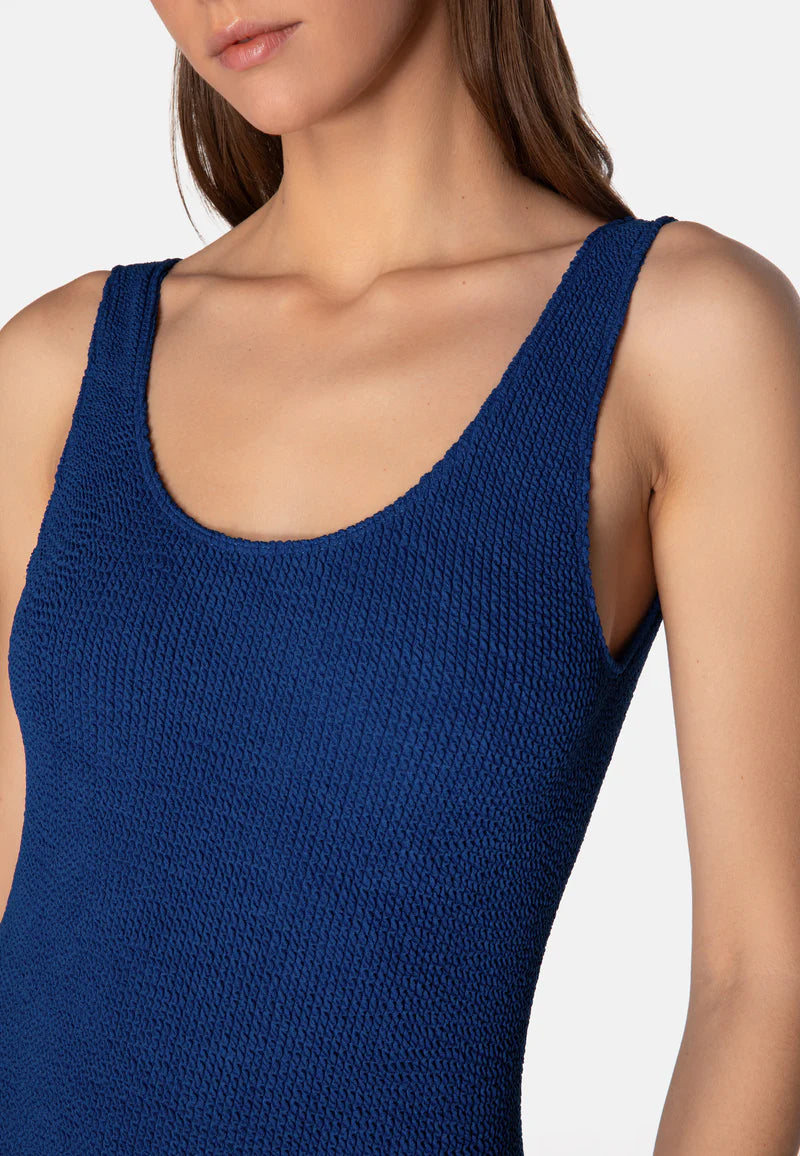 Maillot une pièce RIVA Blueberry – taille unique et élégance marine