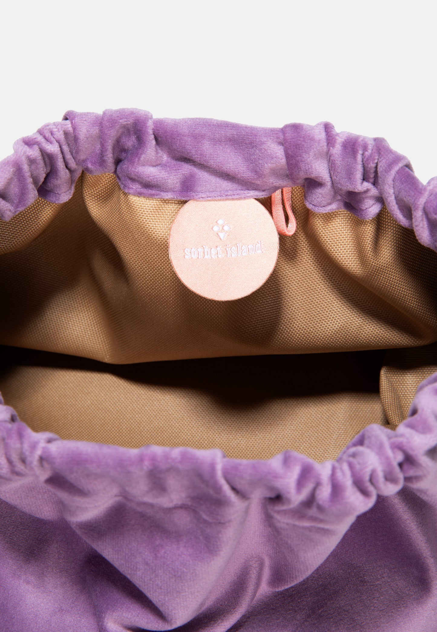 Pochette en velours "Hello New Day"