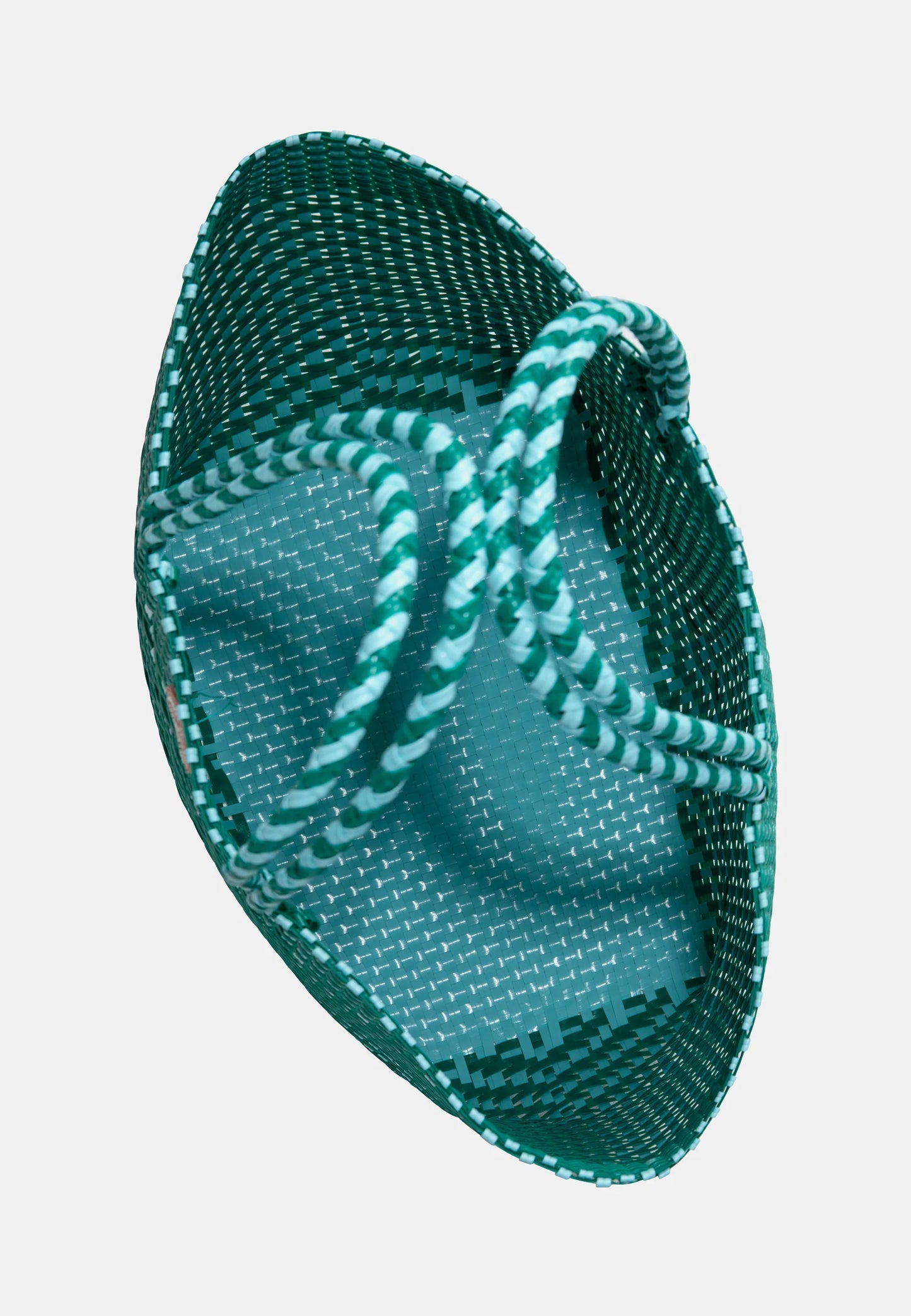 Panier WOVEN vert bleu