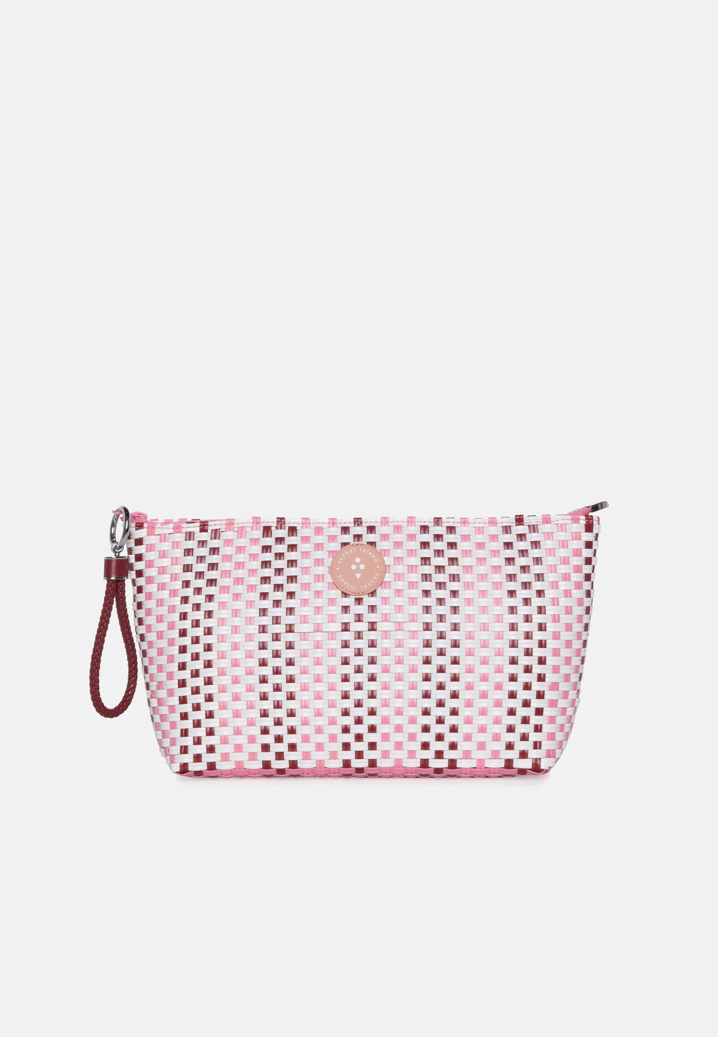 Trousse tressée WOVEN pink