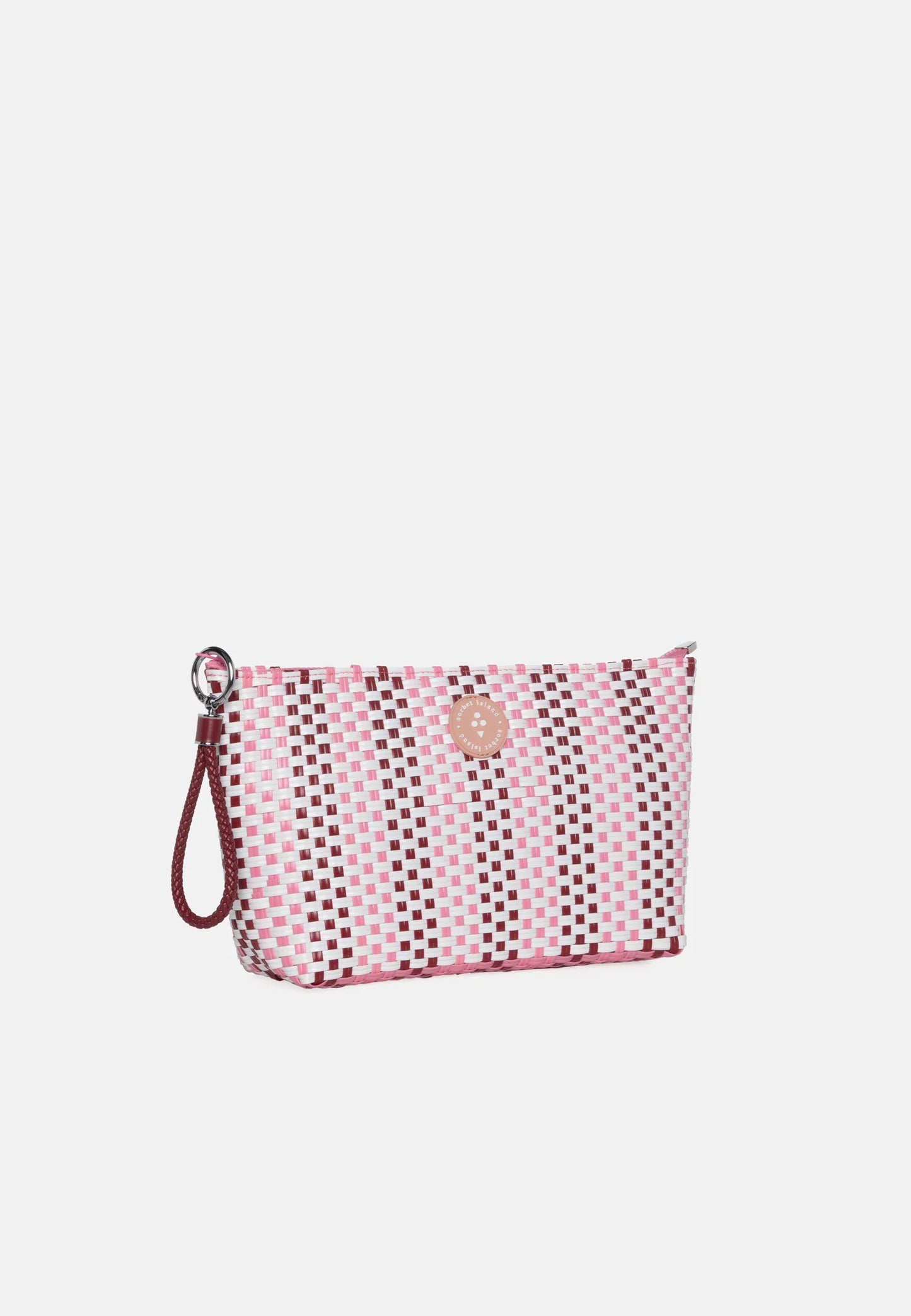 Trousse tressée WOVEN pink