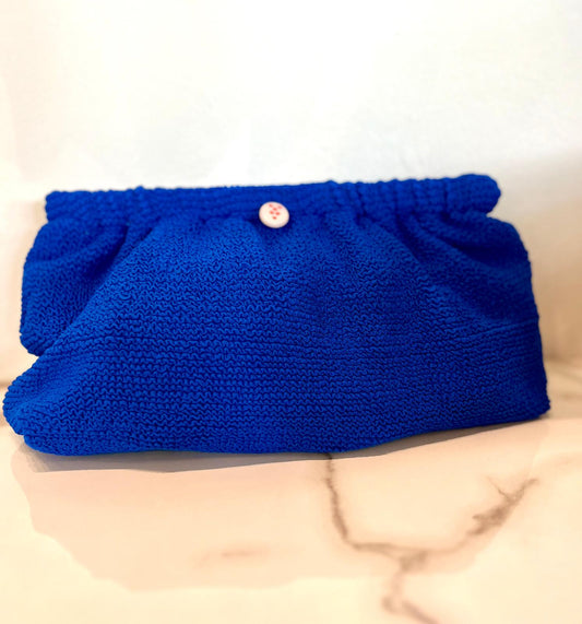 Crinkle Blueberry Pouch - Waterproof Interior