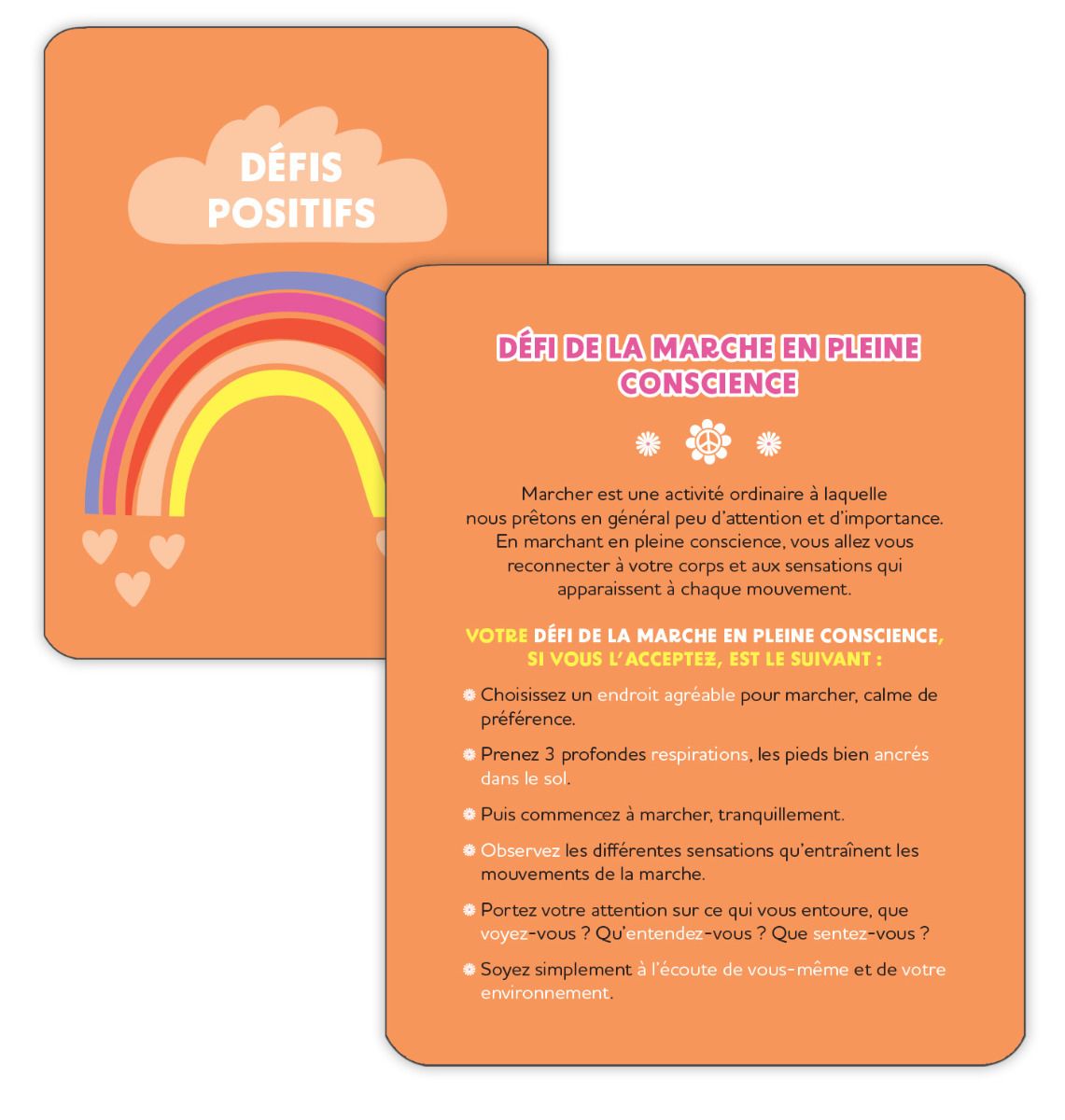 Coffret de 52 cartes – Pensée positive & instant présent