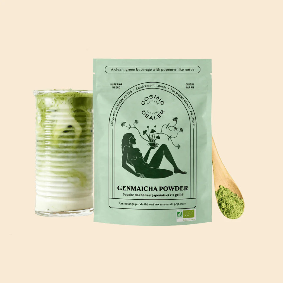 Poudre de Genmaicha – rituel latte doux et toasté